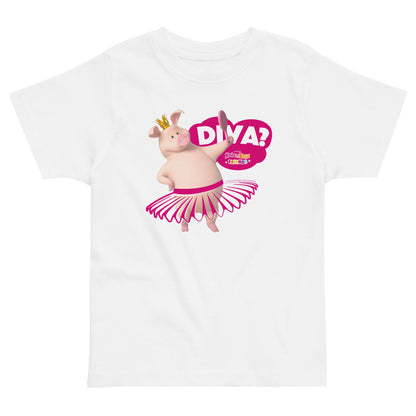 Masha and the Bear Friends Toddler Jersey Diva? T-shirt White