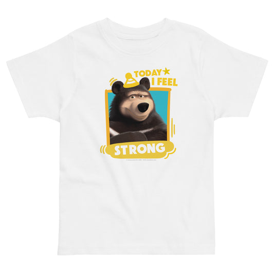 Masha and the Bear Friends Toddler Jersey Strong T-shirt White