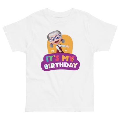 Masha and the Bear Friends Toddler Jersey Birthday #4 T-shirt White