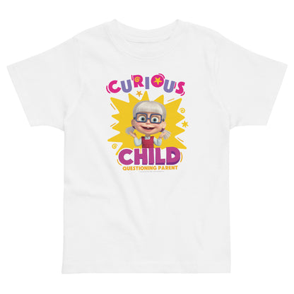 Masha and the Bear Friends Toddler Jersey Curious Child T-shirt White