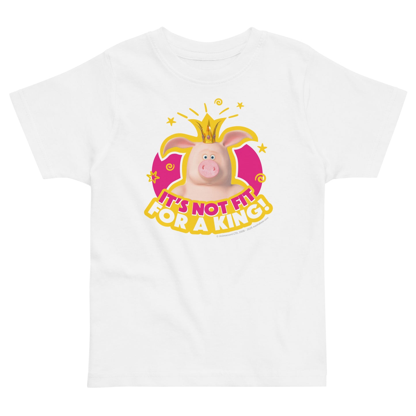 Masha and the Bear Friends Toddler Jersey The King T-shirt White