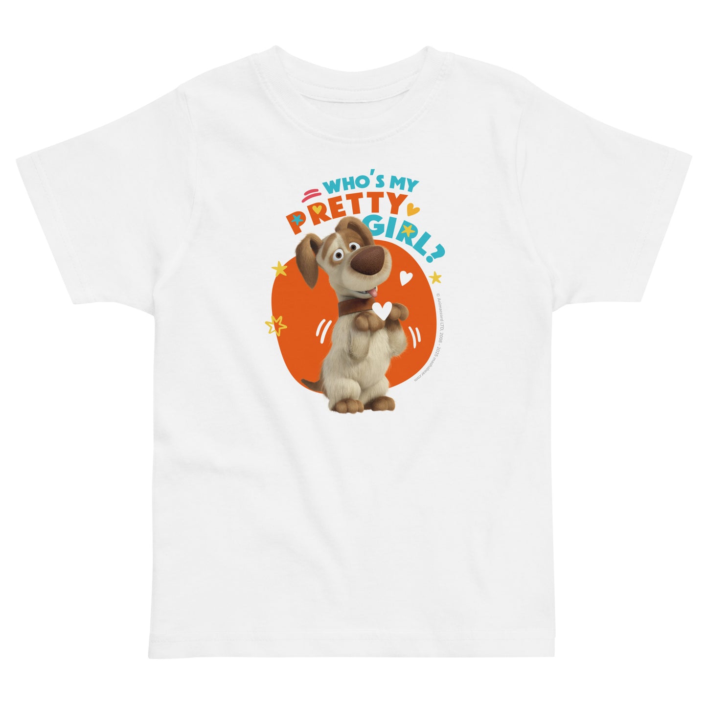 Masha and the Bear Friends Toddler Jersey Pretty Girl T-shirt White