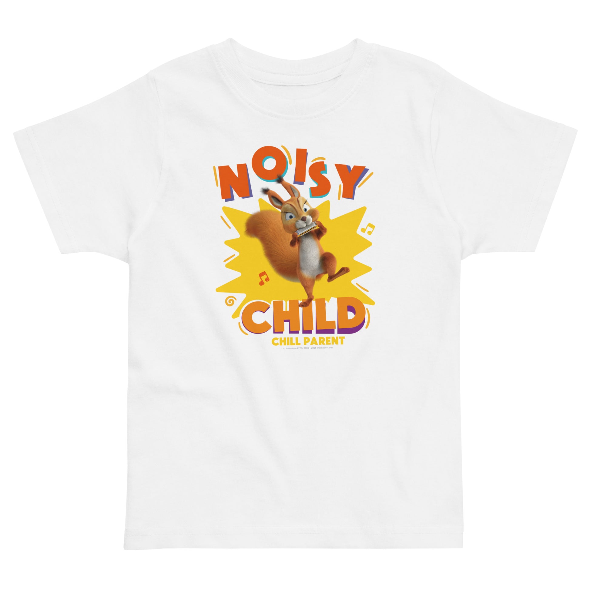 Masha and the Bear Friends Toddler Jersey Noisy Child T-shirt White