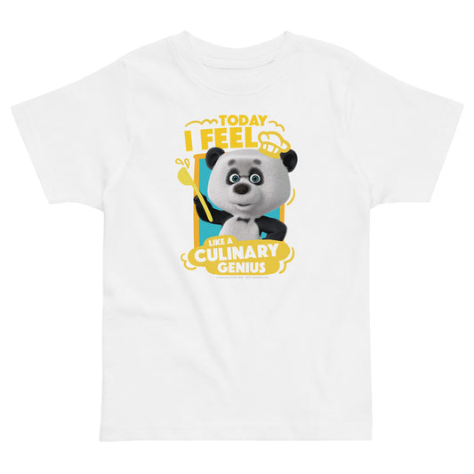Masha and the Bear Friends Toddler Jersey Culinary T-shirt White
