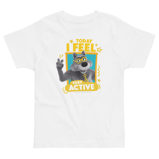 Masha and the Bear Friends Toddler Jersey Active T-shirt White