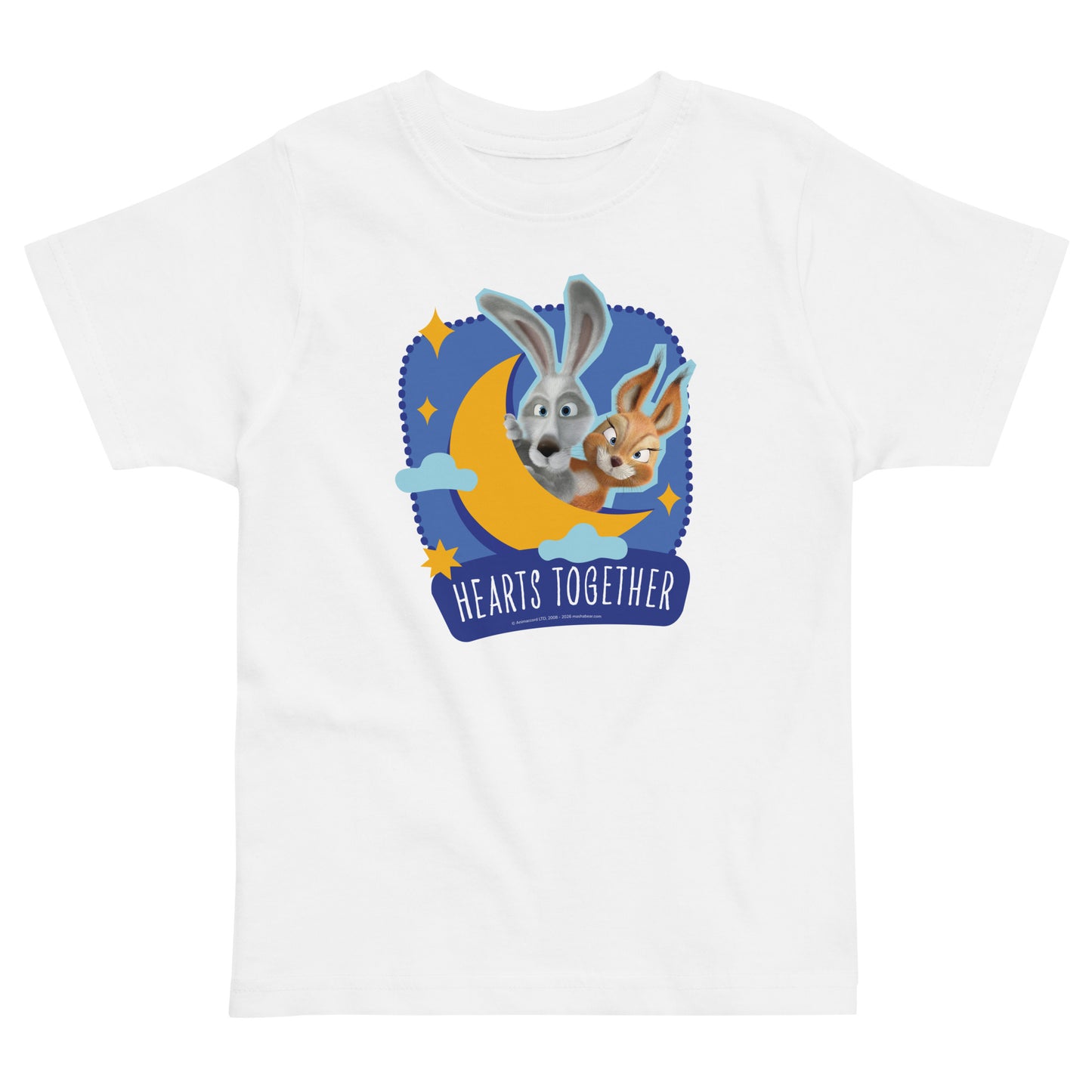 Masha and the Bear Friends Ramadan Toddler jersey t-shirt White T-SHIRT