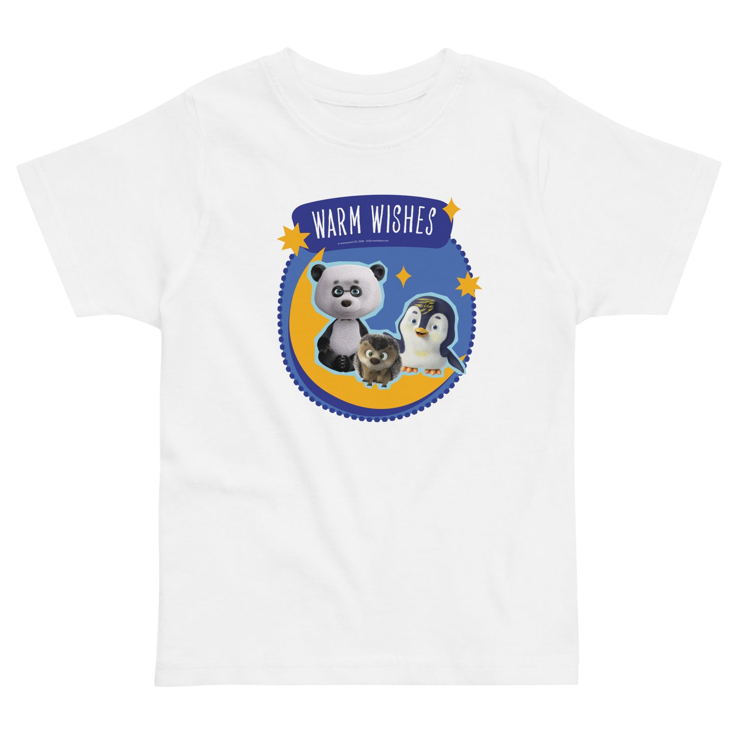 Masha and the Bear Friends Ramadan Toddler jersey t-shirt White T-SHIRT