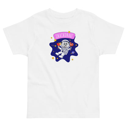 Masha and the Bear Friends Snackonaut Toddler jersey t-shirt White T-SHIRT