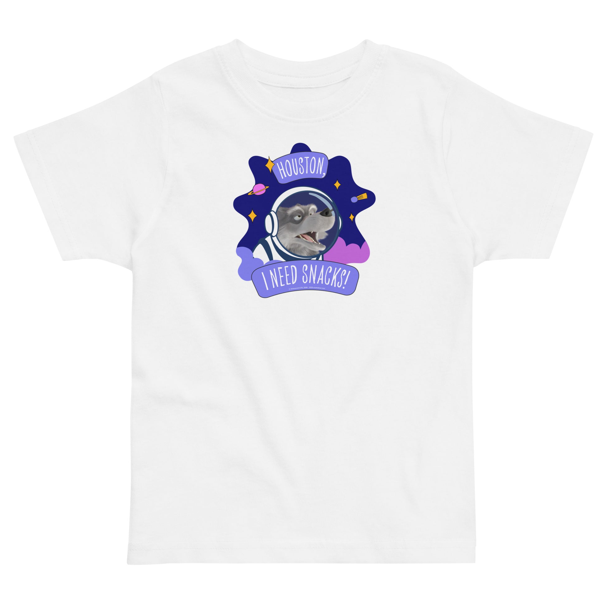 Masha and the Bear Friends I Need Snacks! Toddler jersey t-shirt White T-SHIRT