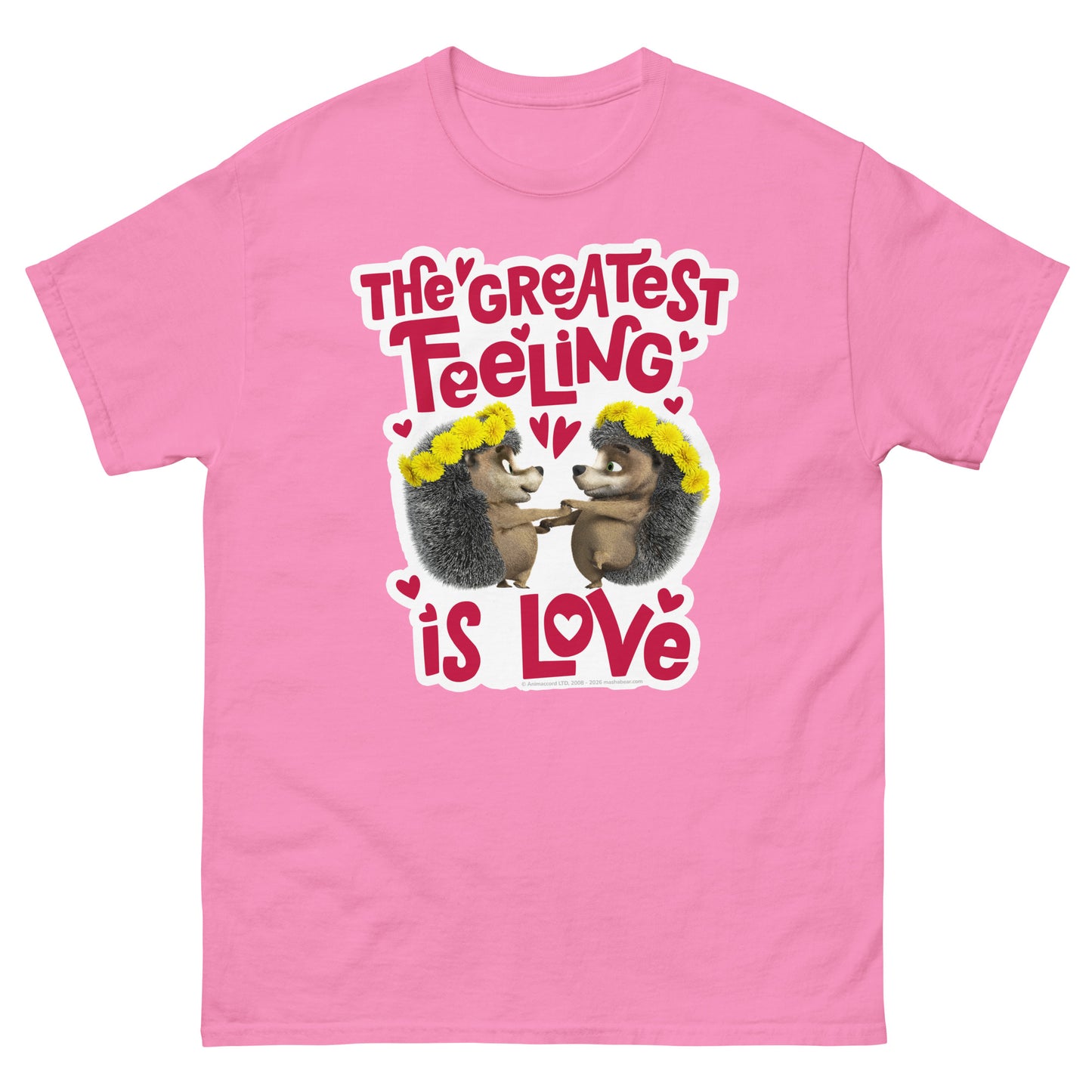 Masha and the Bear Friends Greatest Feeling Unisex classic tee Azalea T-SHIRT