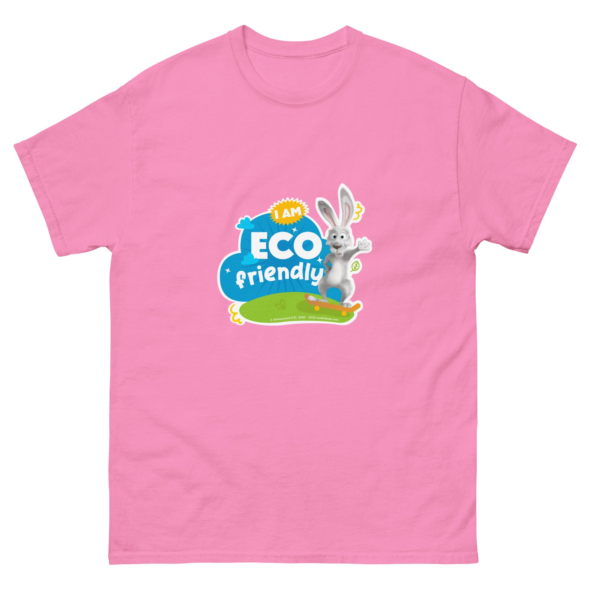 Masha and the Bear Friends Eco Friendly Unisex classic tee Azalea T-SHIRT
