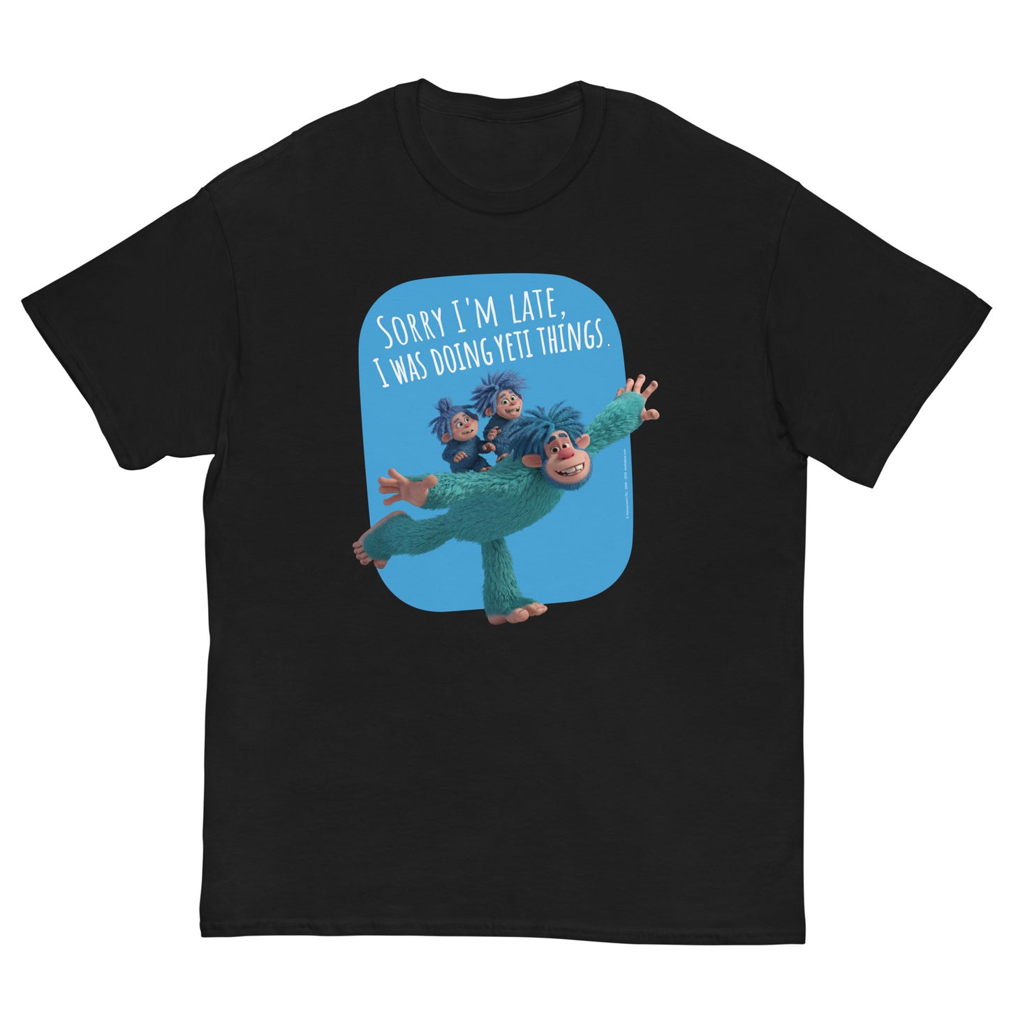 Masha and the Bear Friends Yeti Things Unisex classic tee Black T-SHIRT