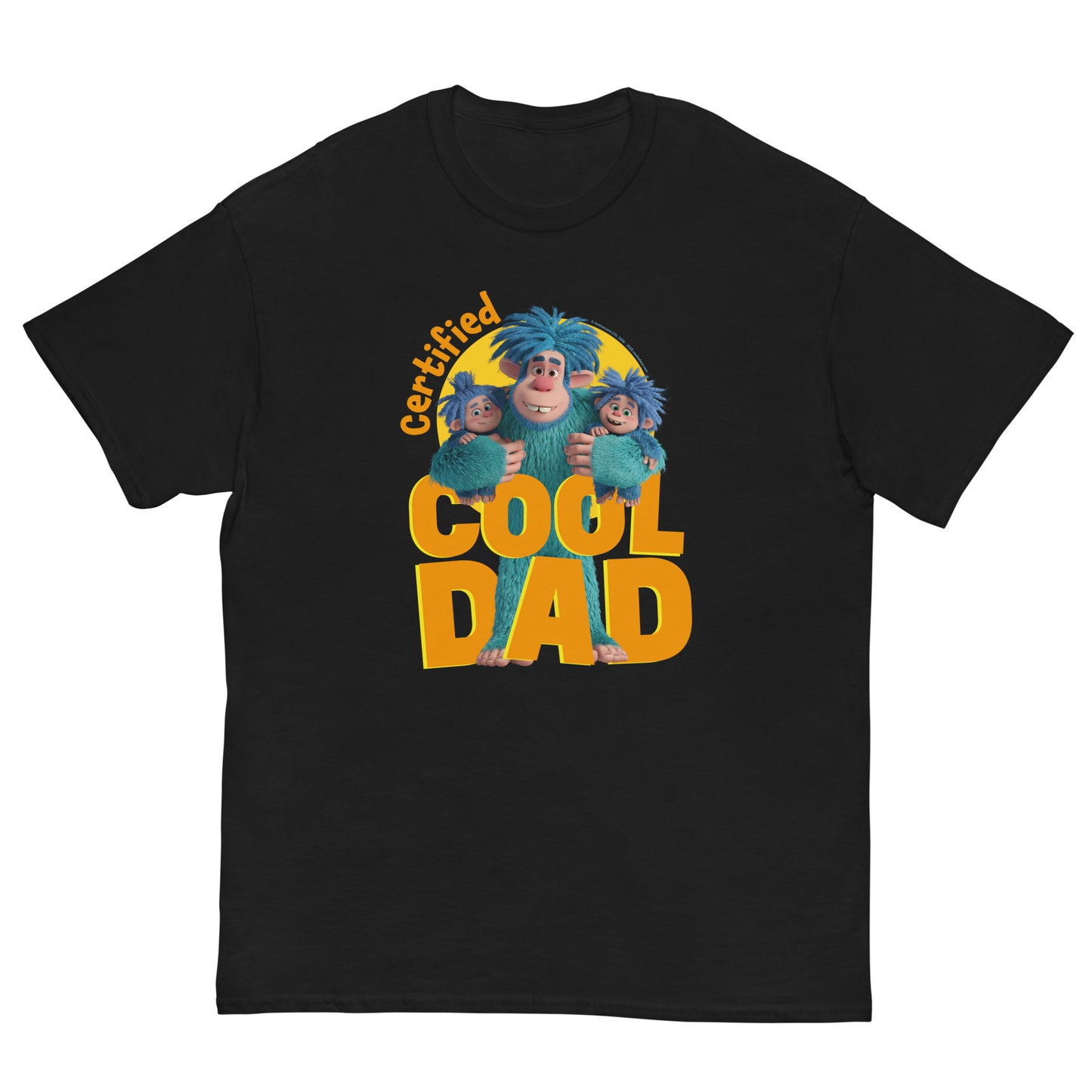Masha and the Bear Friends Cool Dad Unisex classic tee Black T-SHIRT