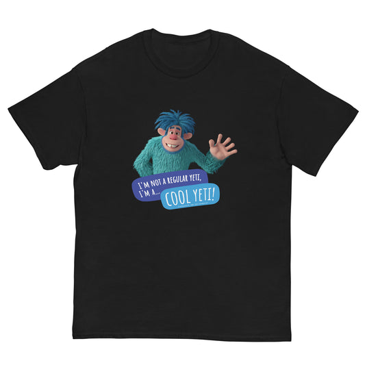 Masha and the Bear Friends Cool Yeti Unisex classic tee Black T-SHIRT