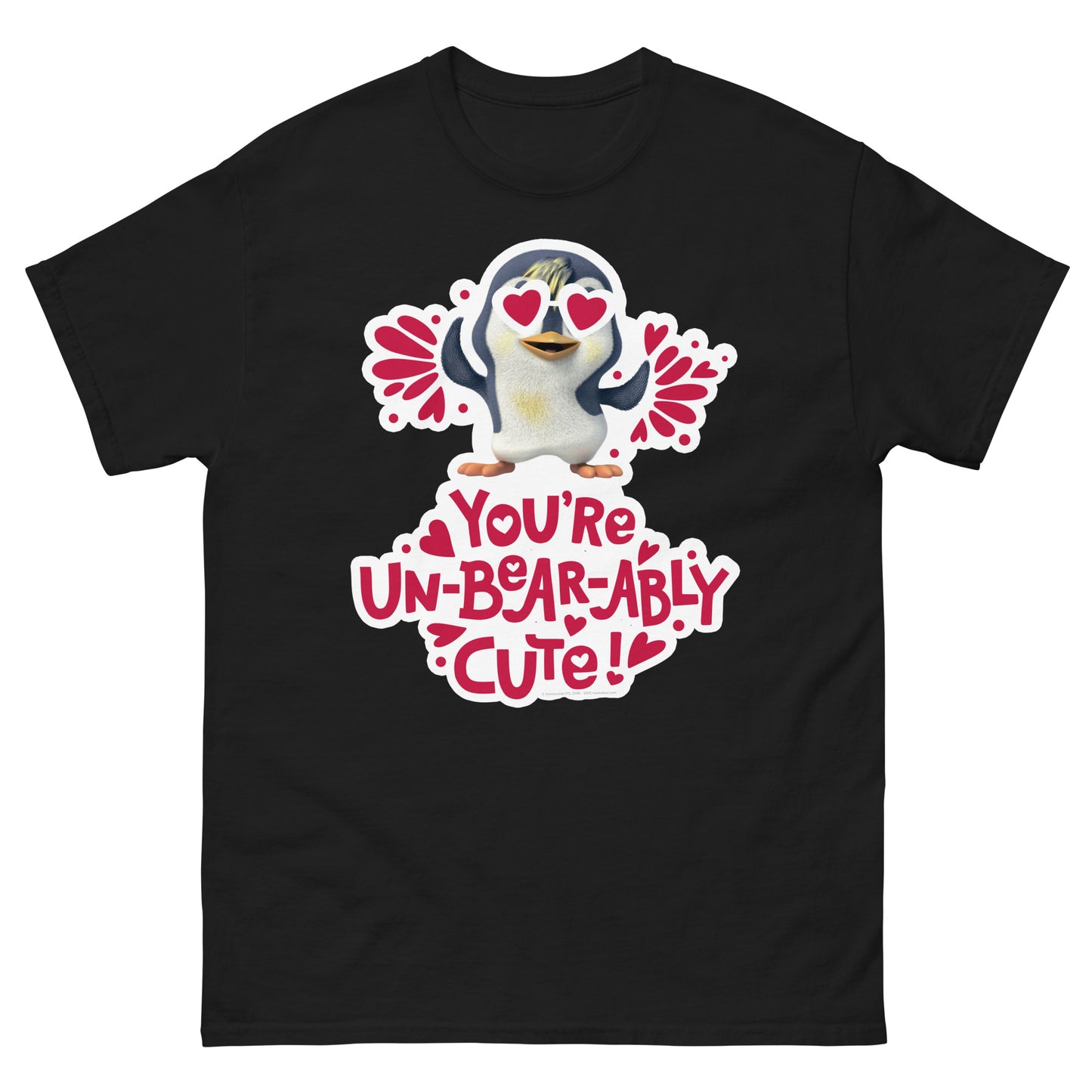 Masha and the Bear Friends Unbearably Unisex classic tee Black T-SHIRT