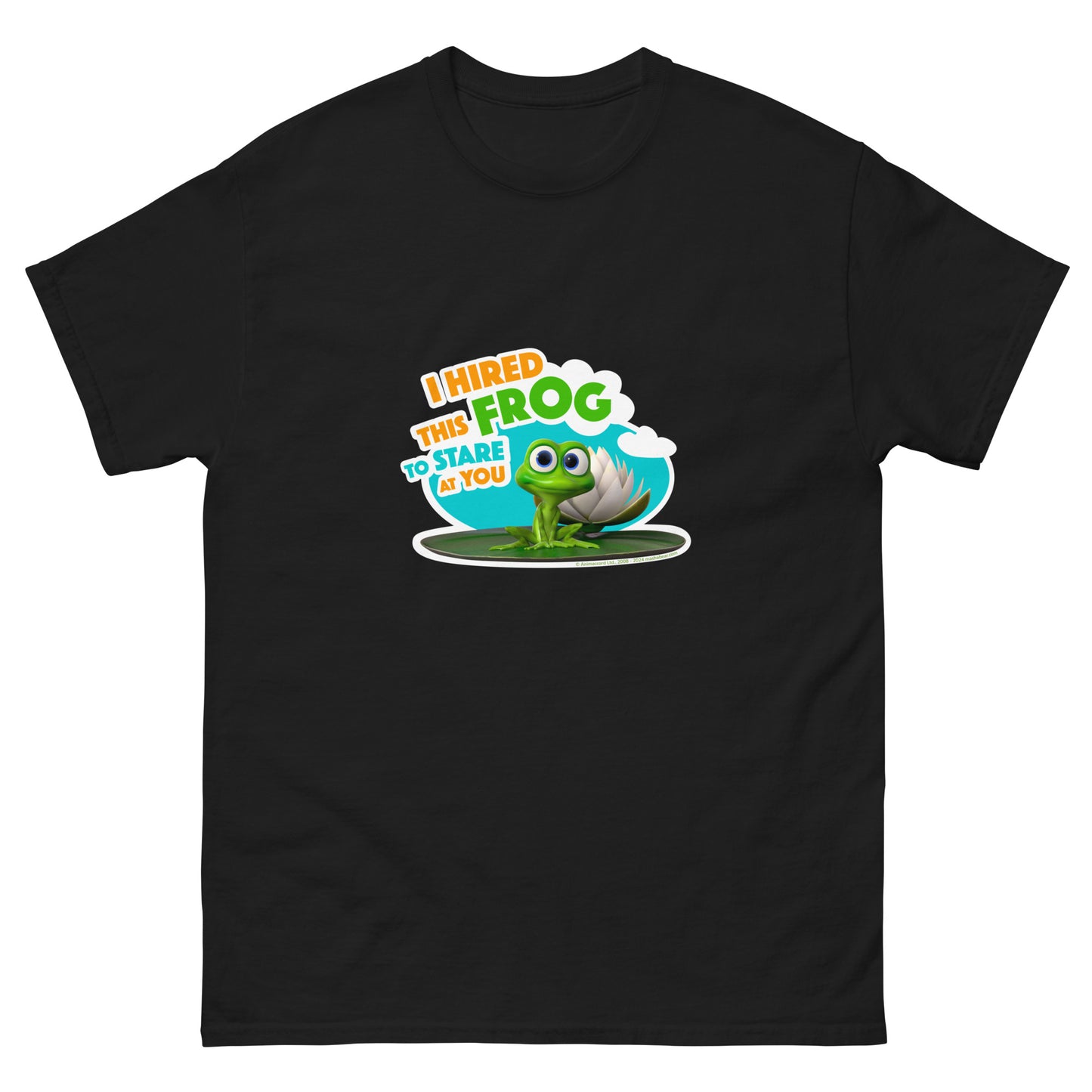 Masha and the Bear Friends Stare At You Unisex classic tee Black T-SHIRT