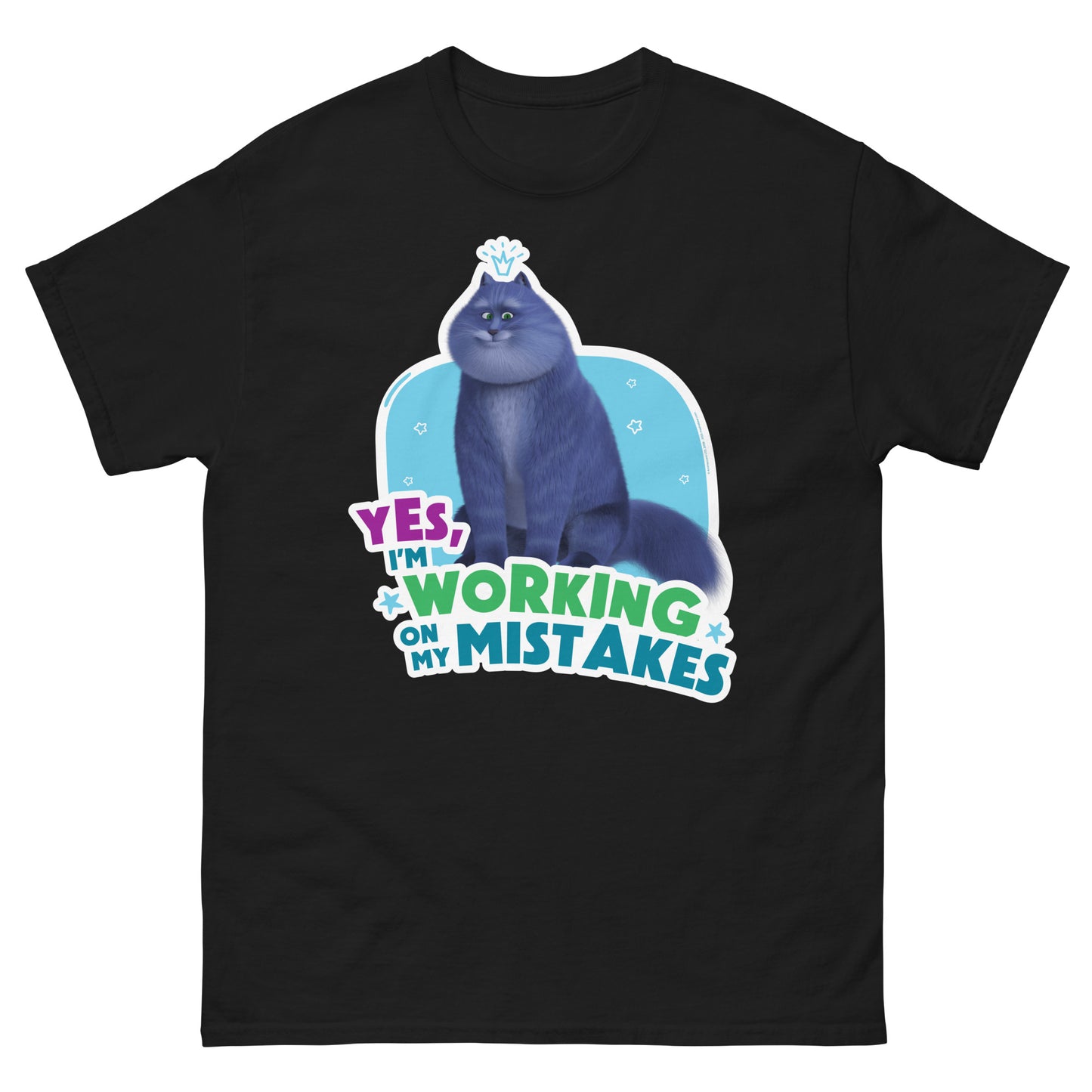 Masha and the Bear Friends Working On Mistakes Unisex classic tee Black T-SHIRT