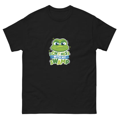 Masha and the Bear Friends My Swamp Unisex classic tee Black T-SHIRT