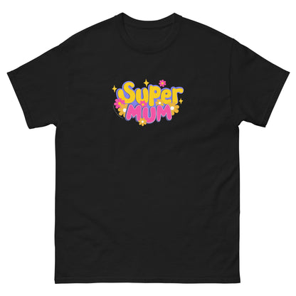 Masha and the Bear Friends Super Mum Unisex classic tee Black T-SHIRT