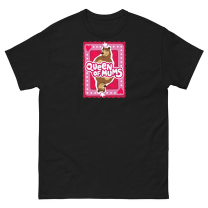 Masha and the Bear Friends Queen of Mum Unisex classic tee Black T-SHIRT