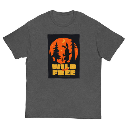 Masha and the Bear Friends Wild and Free Unisex classic tee Dark Heather T-SHIRT