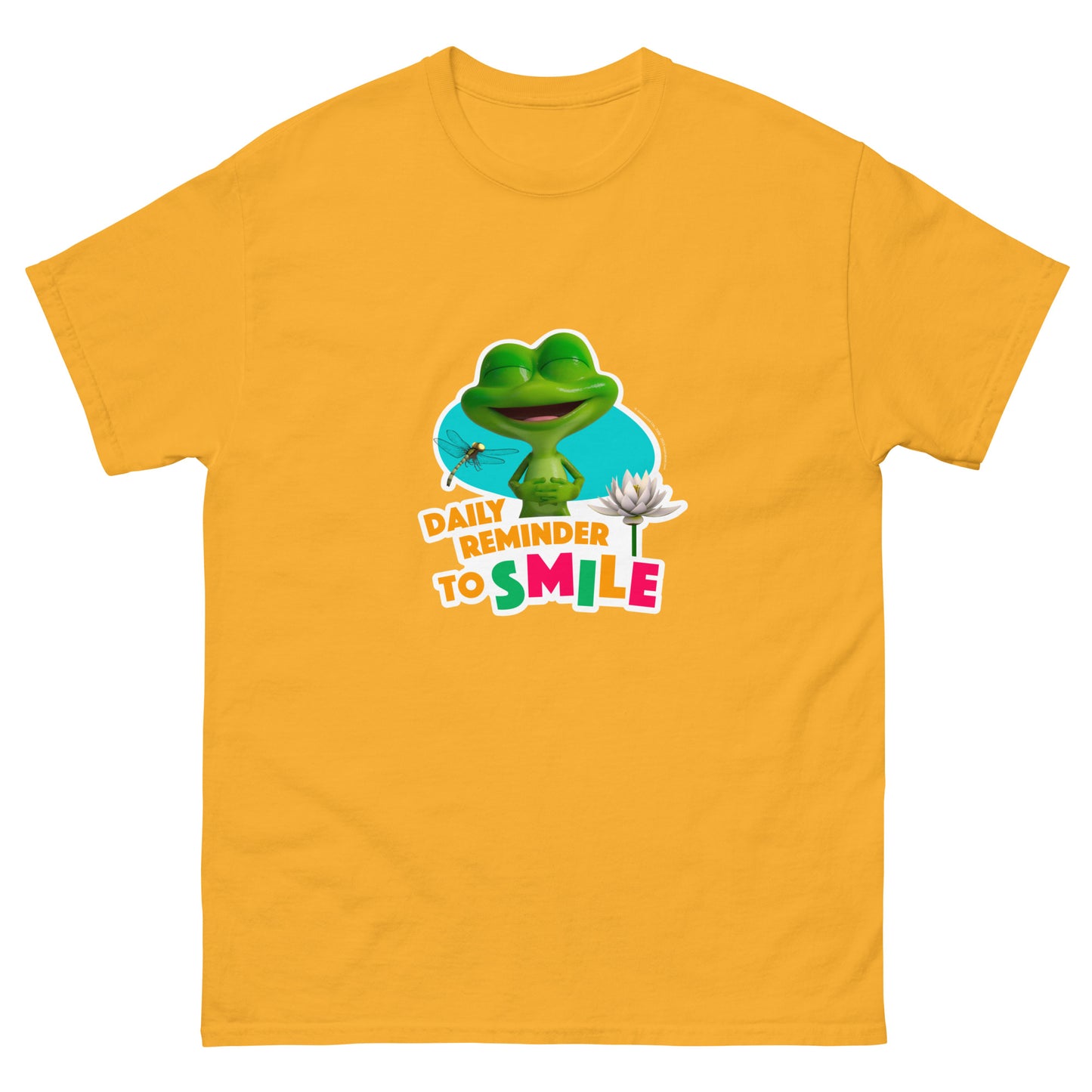 Masha and the Bear Friends Daily Reminder Unisex classic tee Gold T-SHIRT