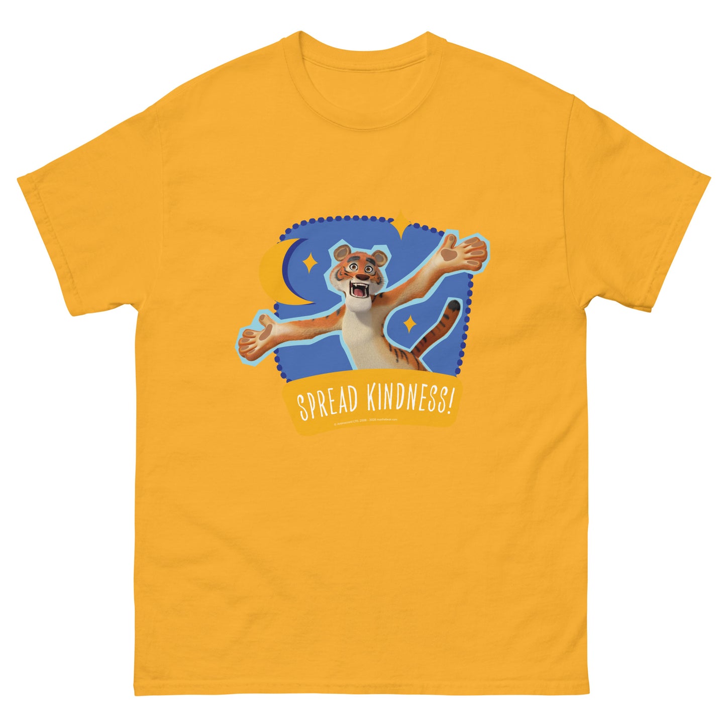 Masha and the Bear Friends Spread Kindness Unisex classic tee Gold T-SHIRT