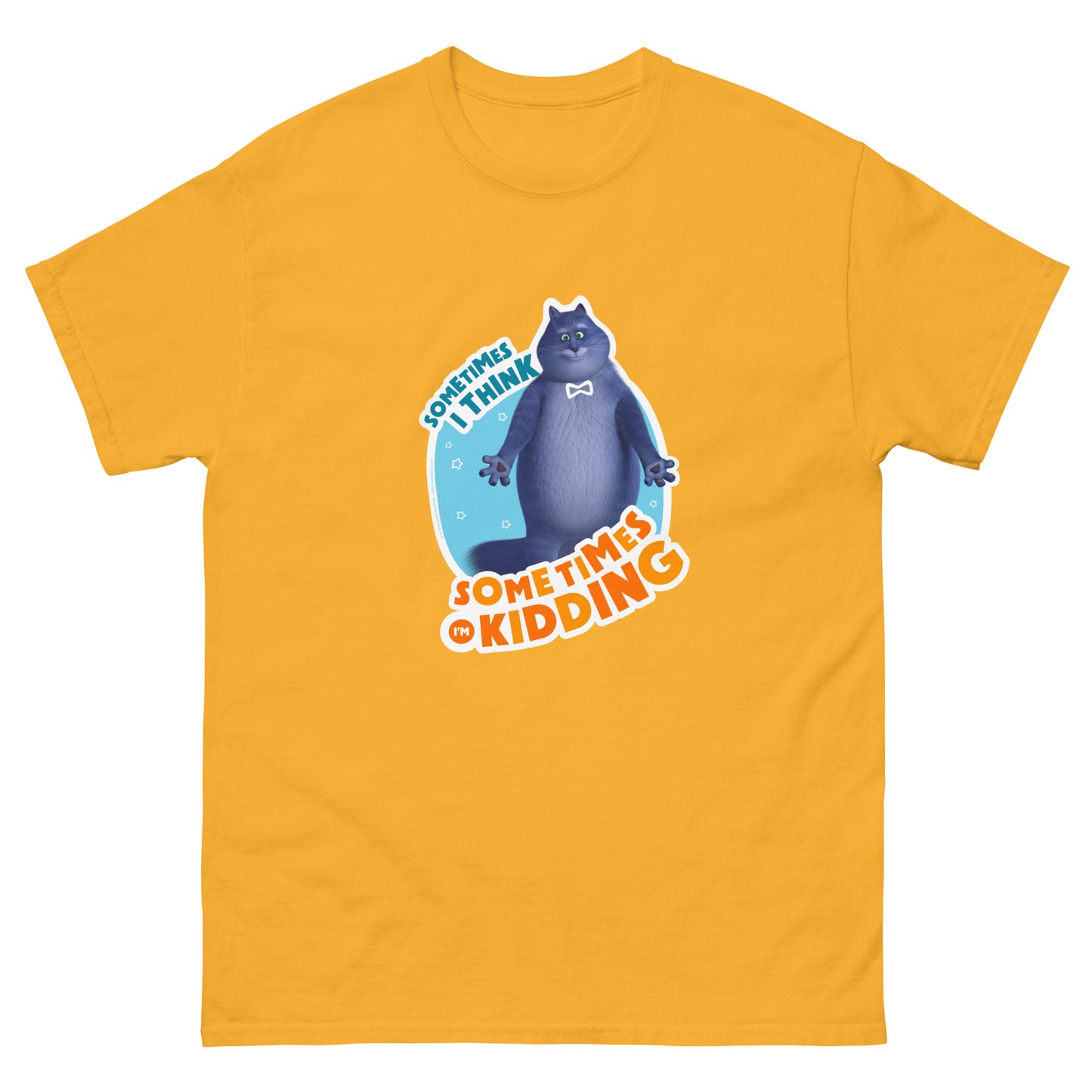 Masha and the Bear Friends Sometimes I'm Kidding Unisex classic tee Gold T-SHIRT