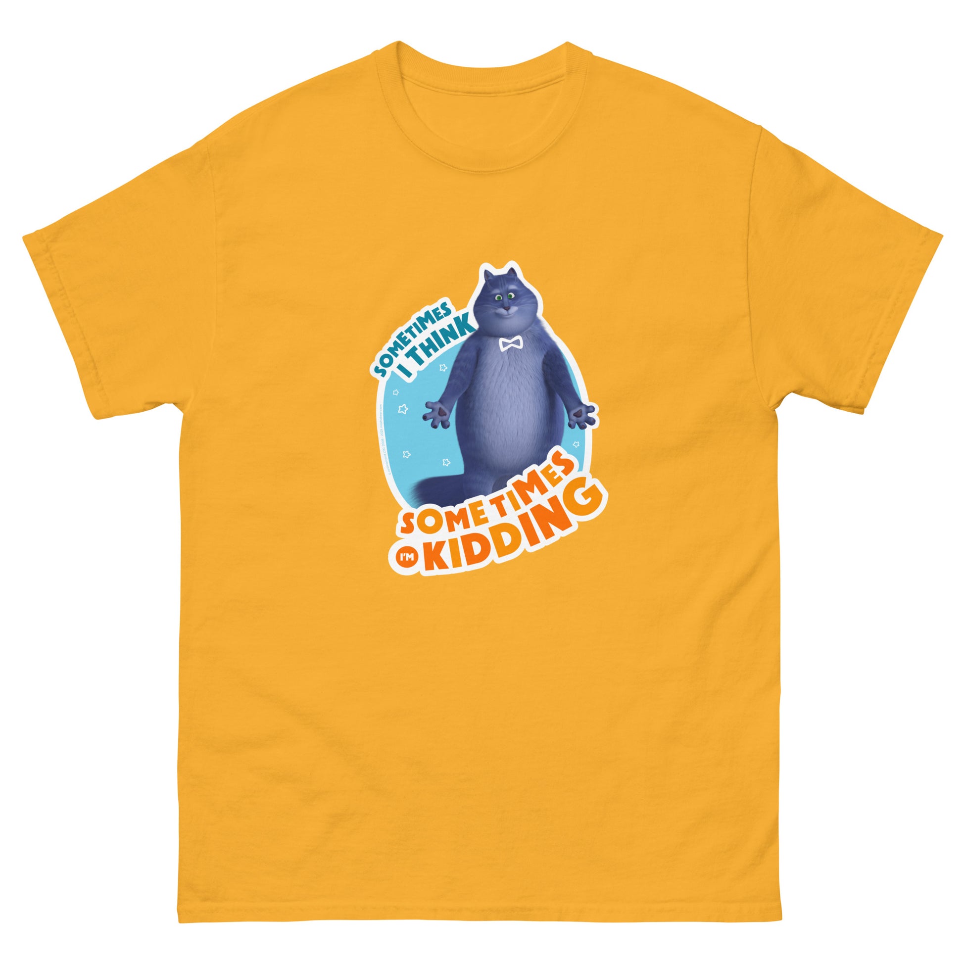 Masha and the Bear Friends Sometimes I'm Kidding Unisex classic tee Gold T-SHIRT