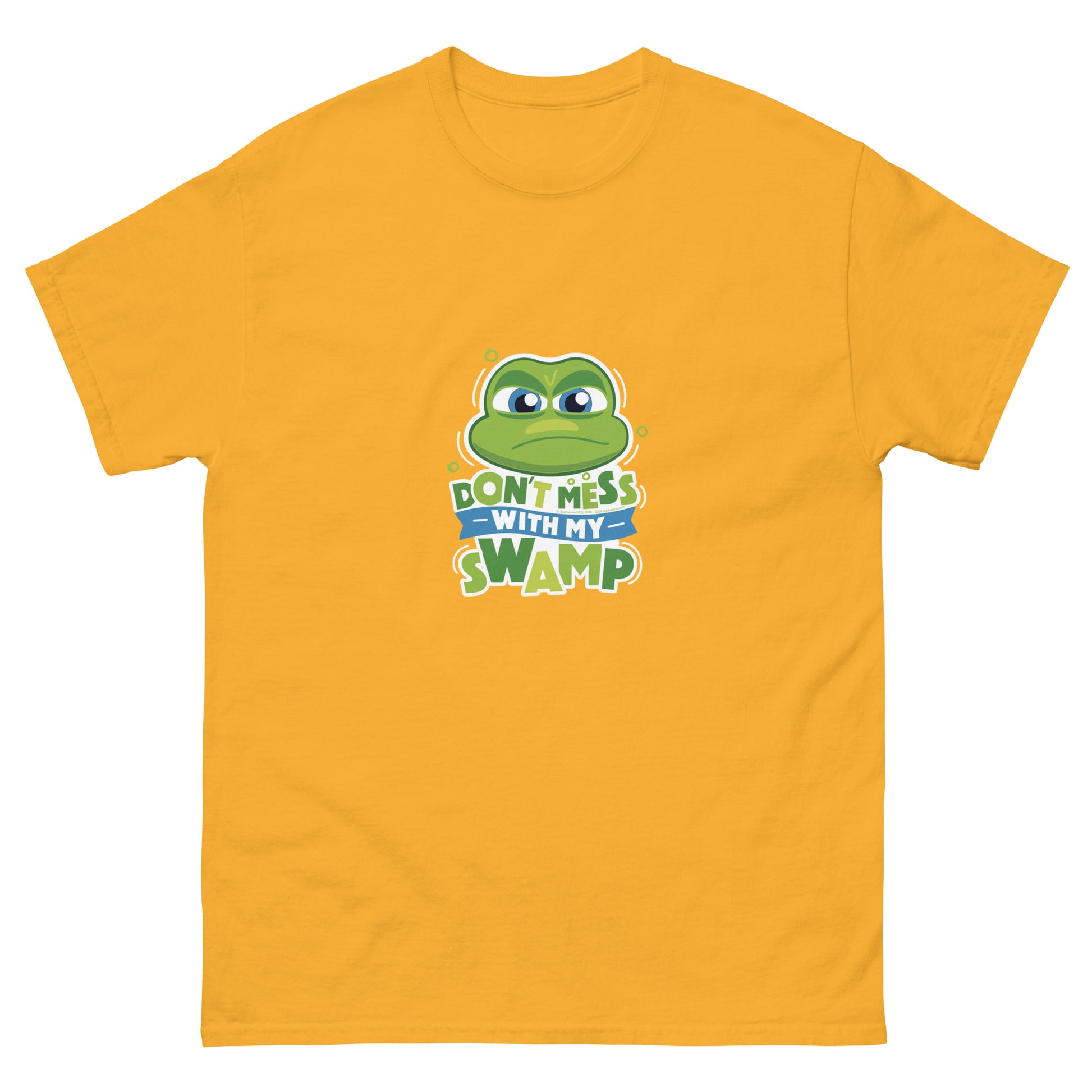 Masha and the Bear Friends My Swamp Unisex classic tee Gold T-SHIRT
