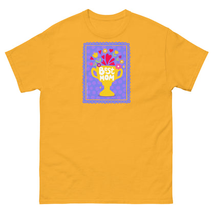 Masha and the Bear Friends Best Mom Unisex classic tee Gold T-SHIRT
