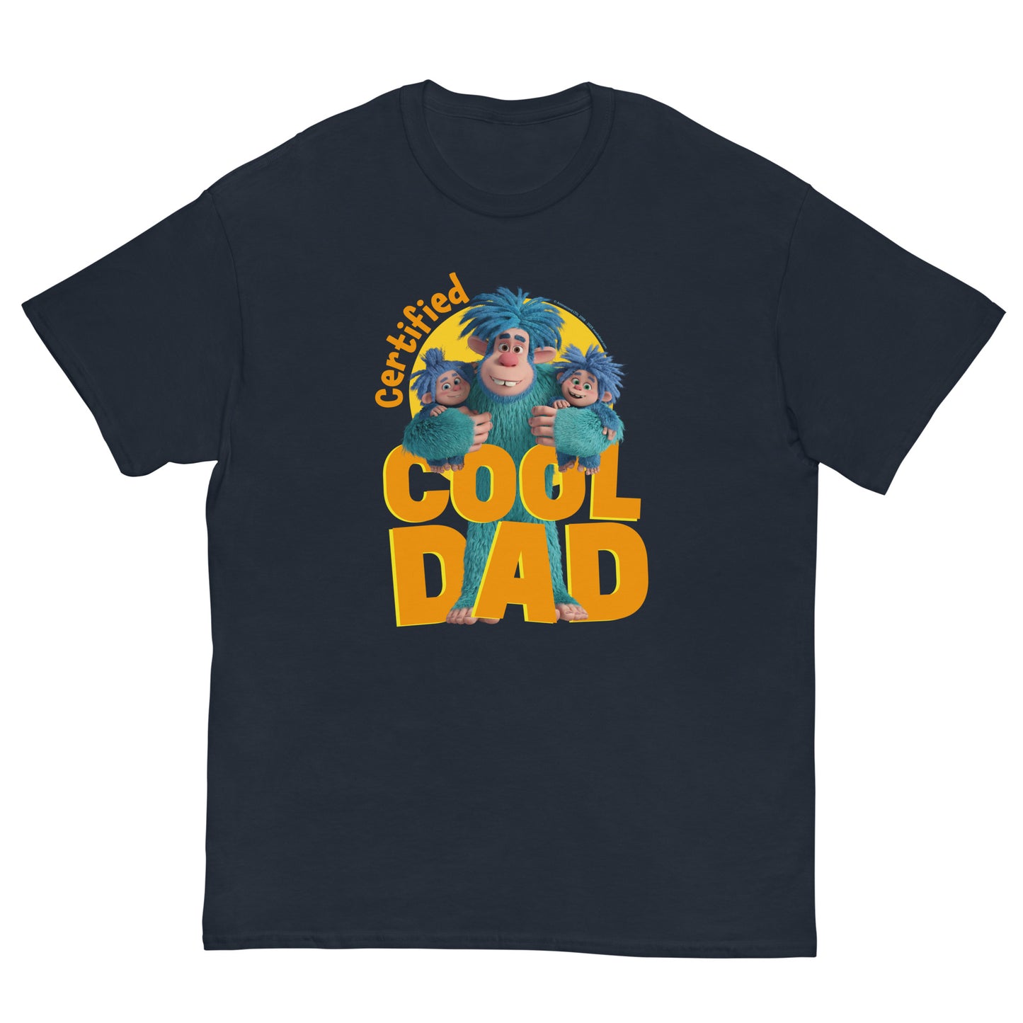 Masha and the Bear Friends Cool Dad Unisex classic tee Navy T-SHIRT