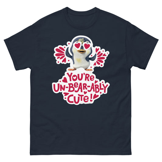 Masha and the Bear Friends Unbearably Unisex classic tee Navy T-SHIRT