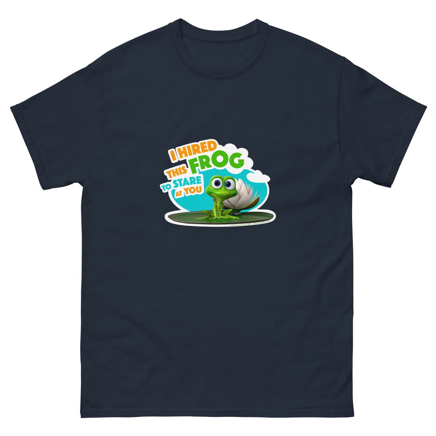 Masha and the Bear Friends Stare At You Unisex classic tee Navy T-SHIRT