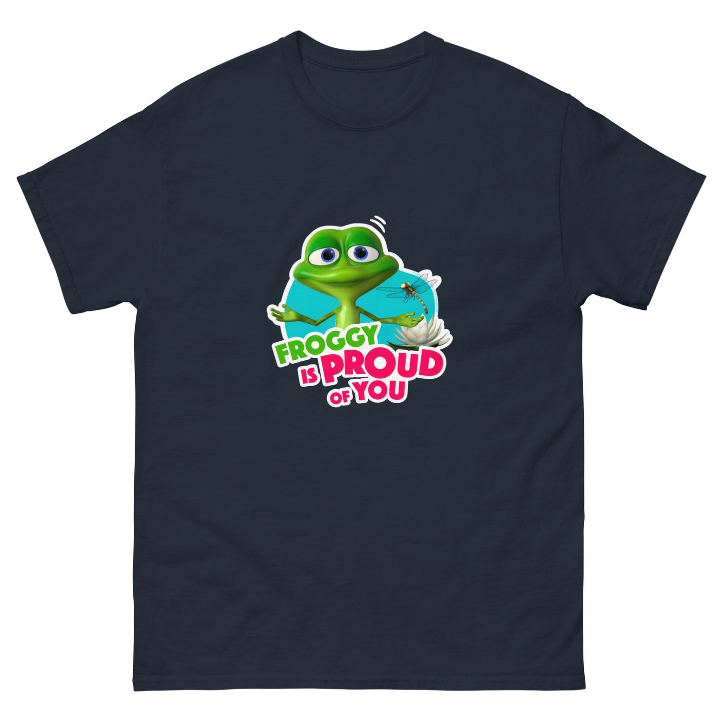 Masha and the Bear Friends Proud Of You Unisex classic tee Navy T-SHIRT