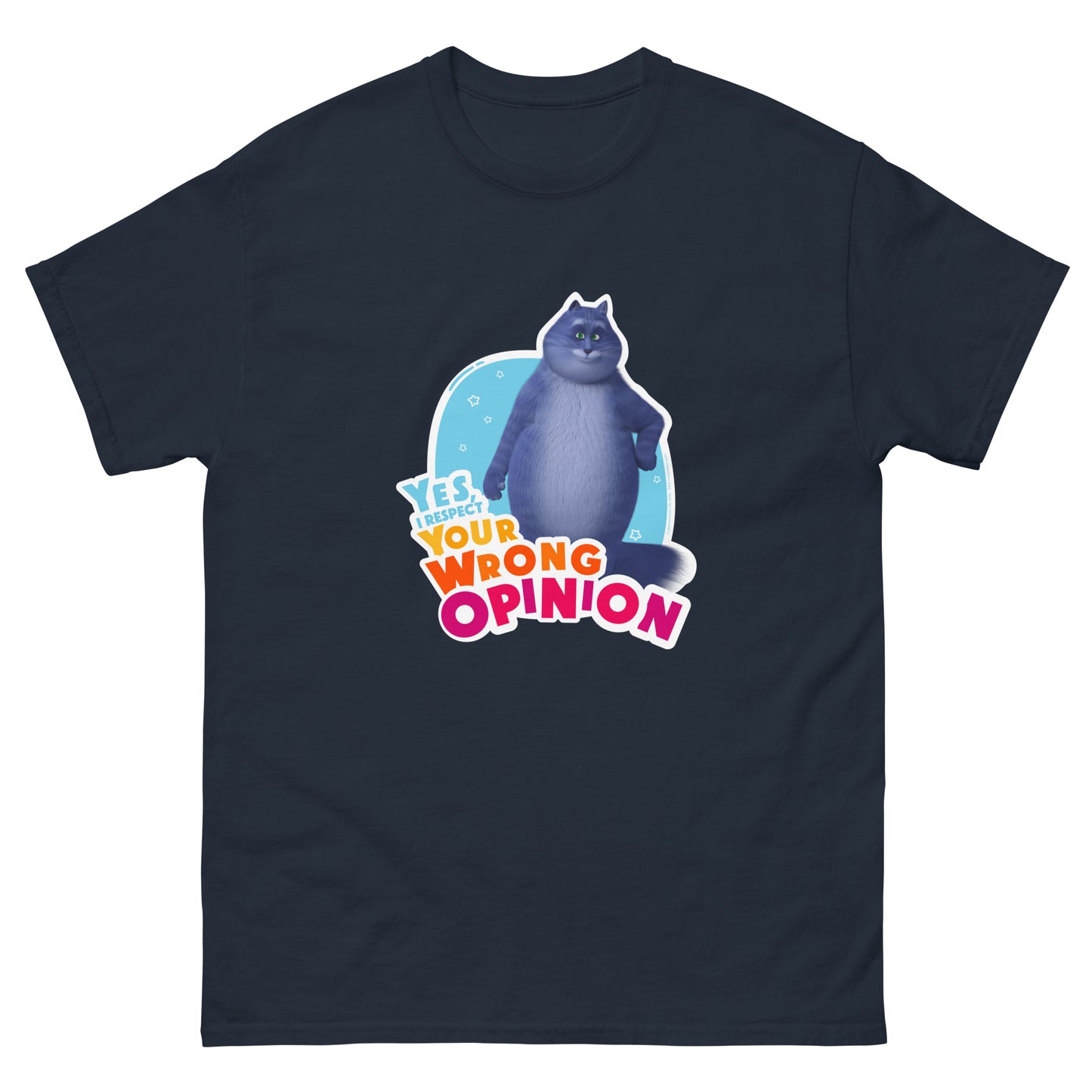 Masha and the Bear Friends Wrong Opinion Unisex classic tee Navy T-SHIRT