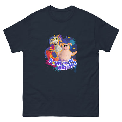 Masha and the Bear Friends Born To Be Bright! Unisex classic tee Navy T-SHIRT