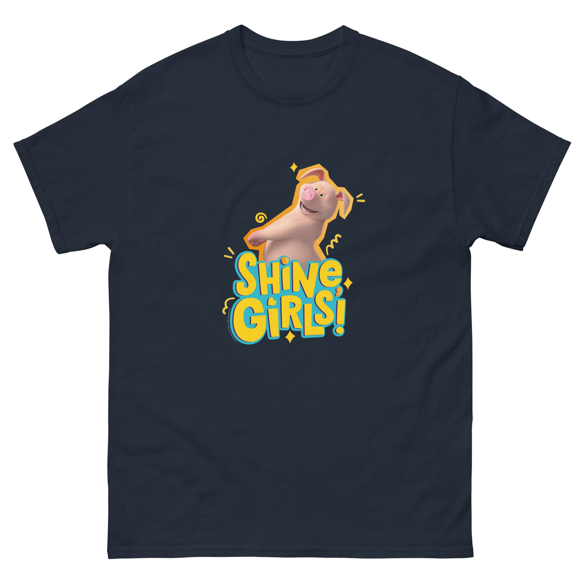 Masha and the Bear Friends Shine Girls! Unisex classic tee Navy T-SHIRT