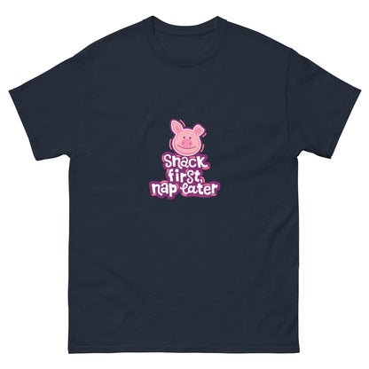 Masha and the Bear Friends Snack First Unisex classic tee Navy T-SHIRT