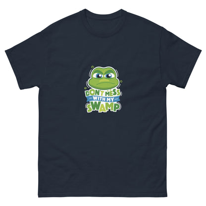 Masha and the Bear Friends My Swamp Unisex classic tee Navy T-SHIRT
