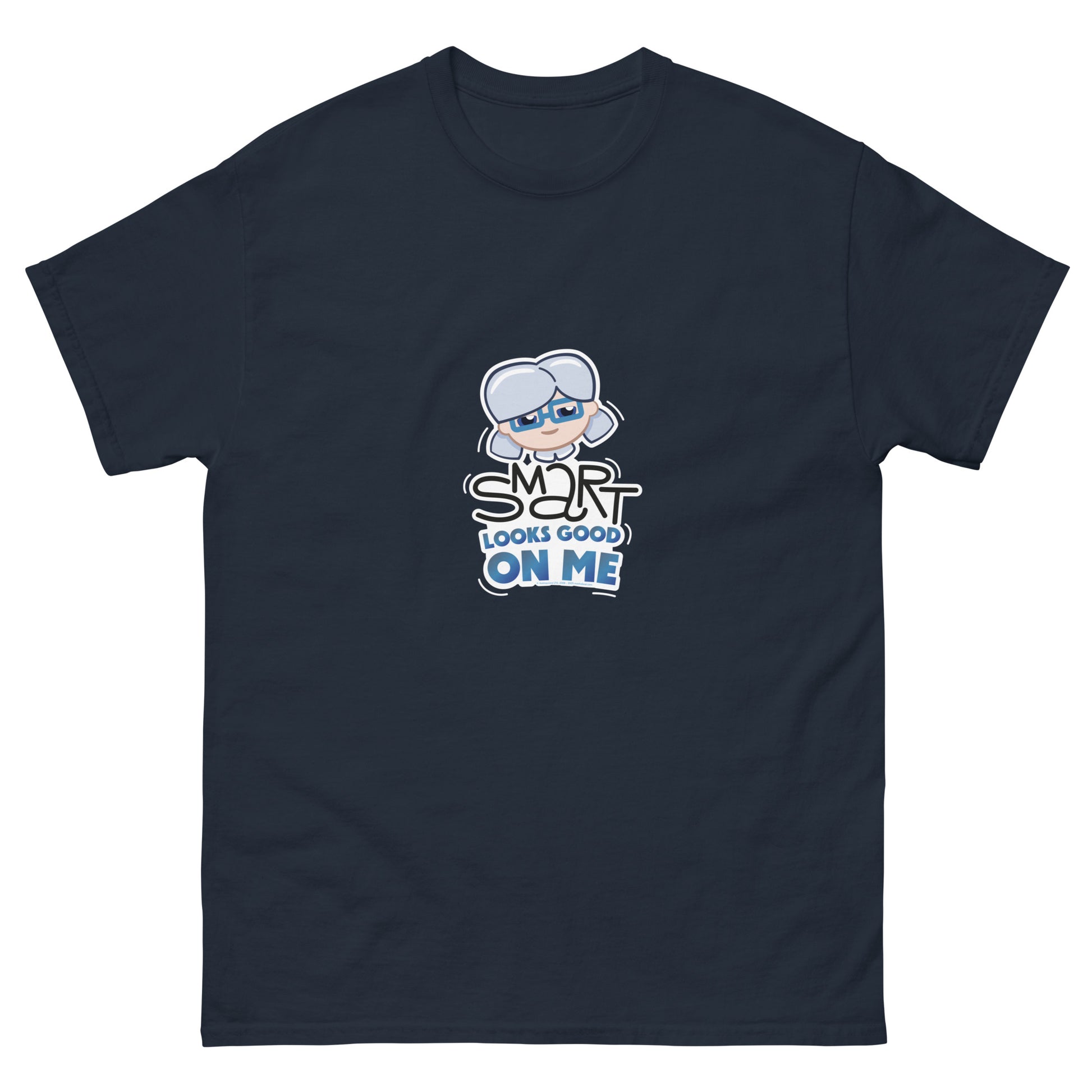 Masha and the Bear Friends Smart Looks Good Unisex classic tee Navy T-SHIRT