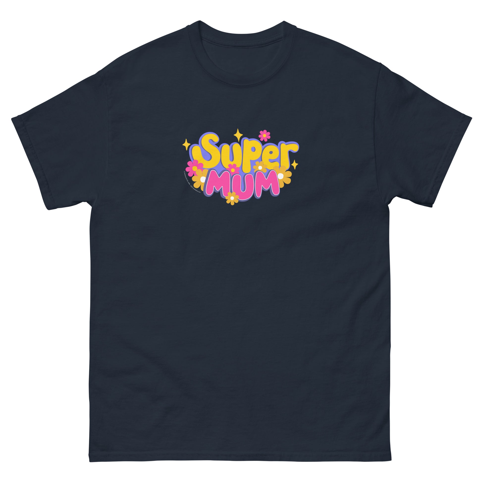 Masha and the Bear Friends Super Mum Unisex classic tee Navy T-SHIRT