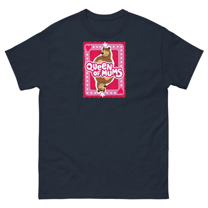 Masha and the Bear Friends Queen of Mum Unisex classic tee Navy T-SHIRT