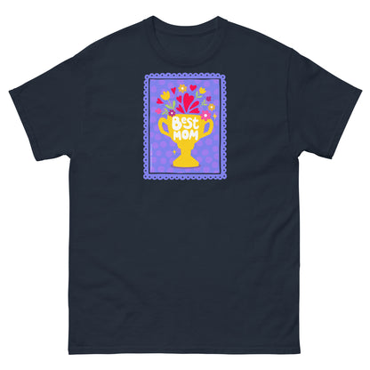 Masha and the Bear Friends Best Mom Unisex classic tee Navy T-SHIRT