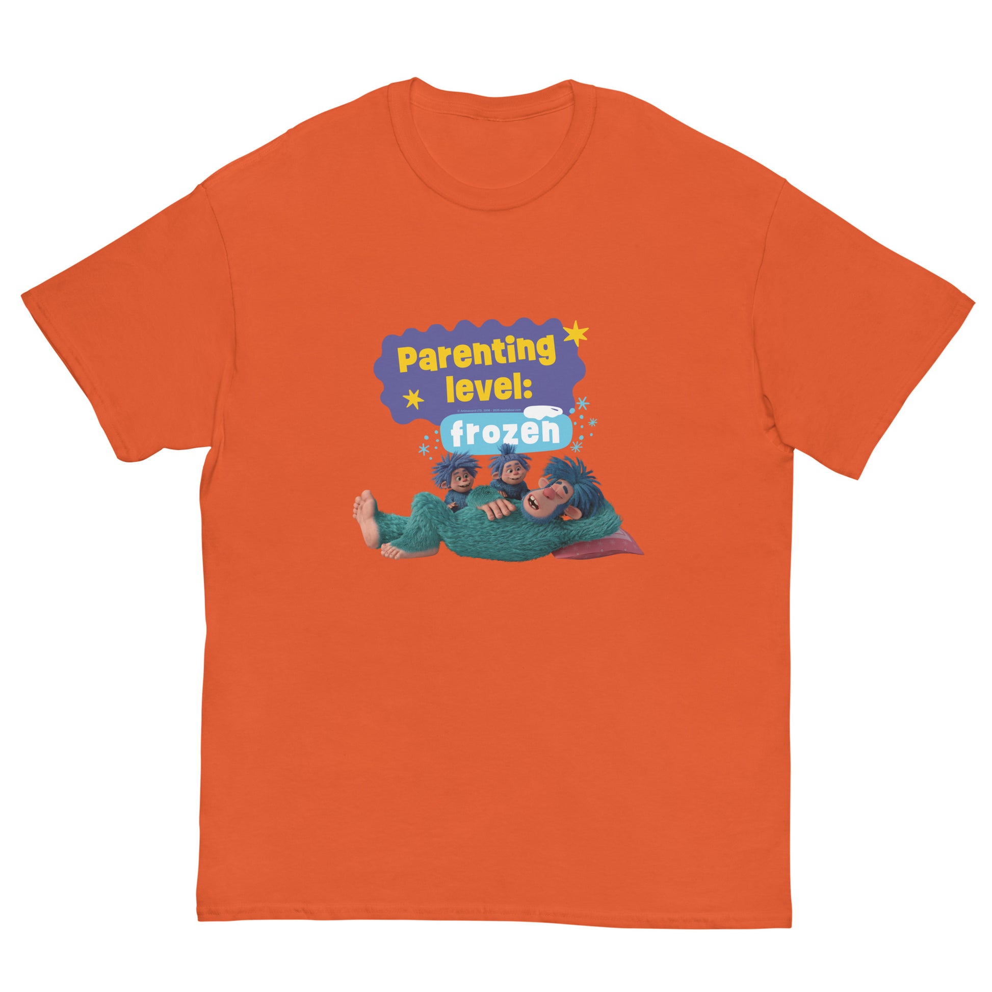 Masha and the Bear Friends Frozen Unisex classic tee Orange T-SHIRT