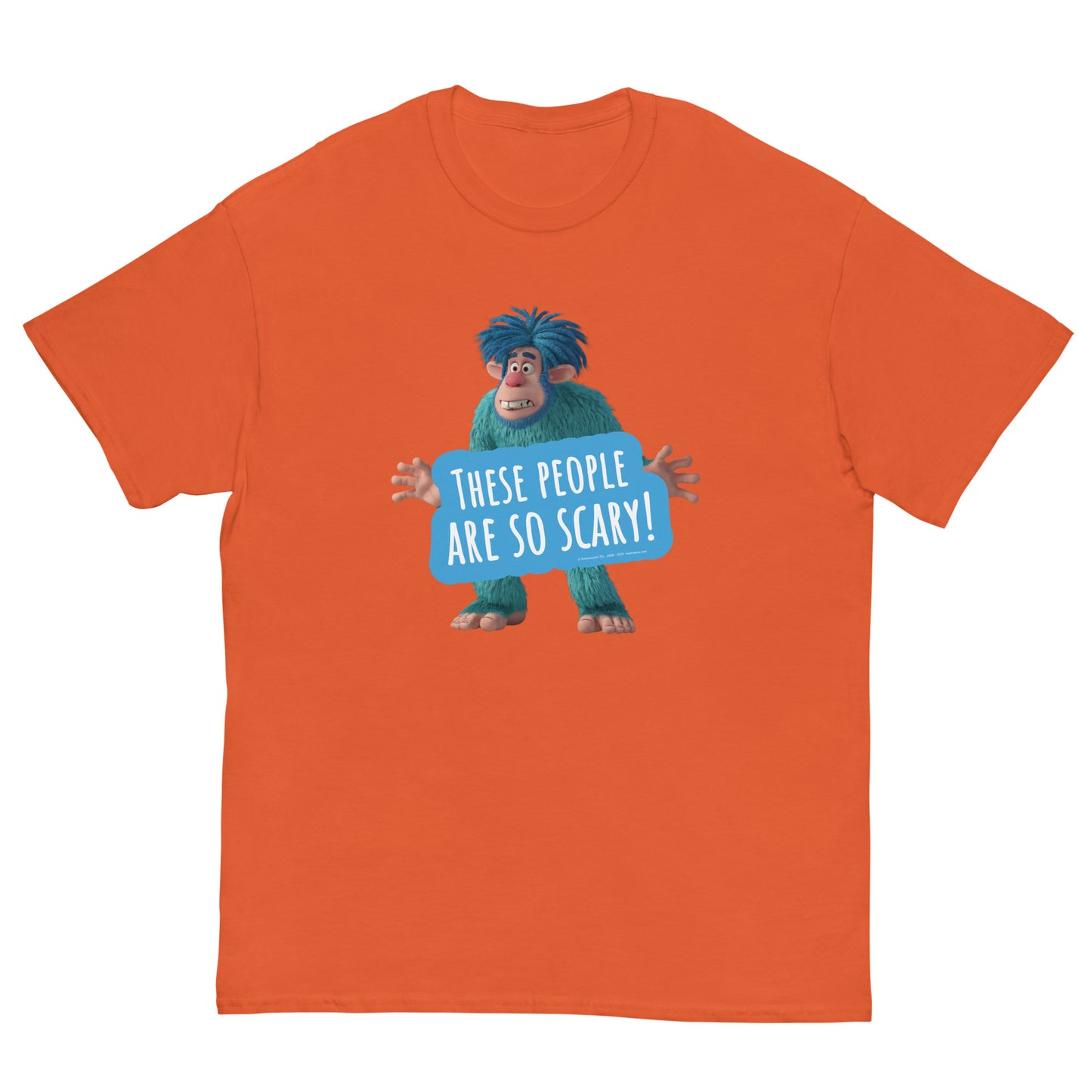 Masha and the Bear Friends Scary People Unisex classic tee Orange T-SHIRT
