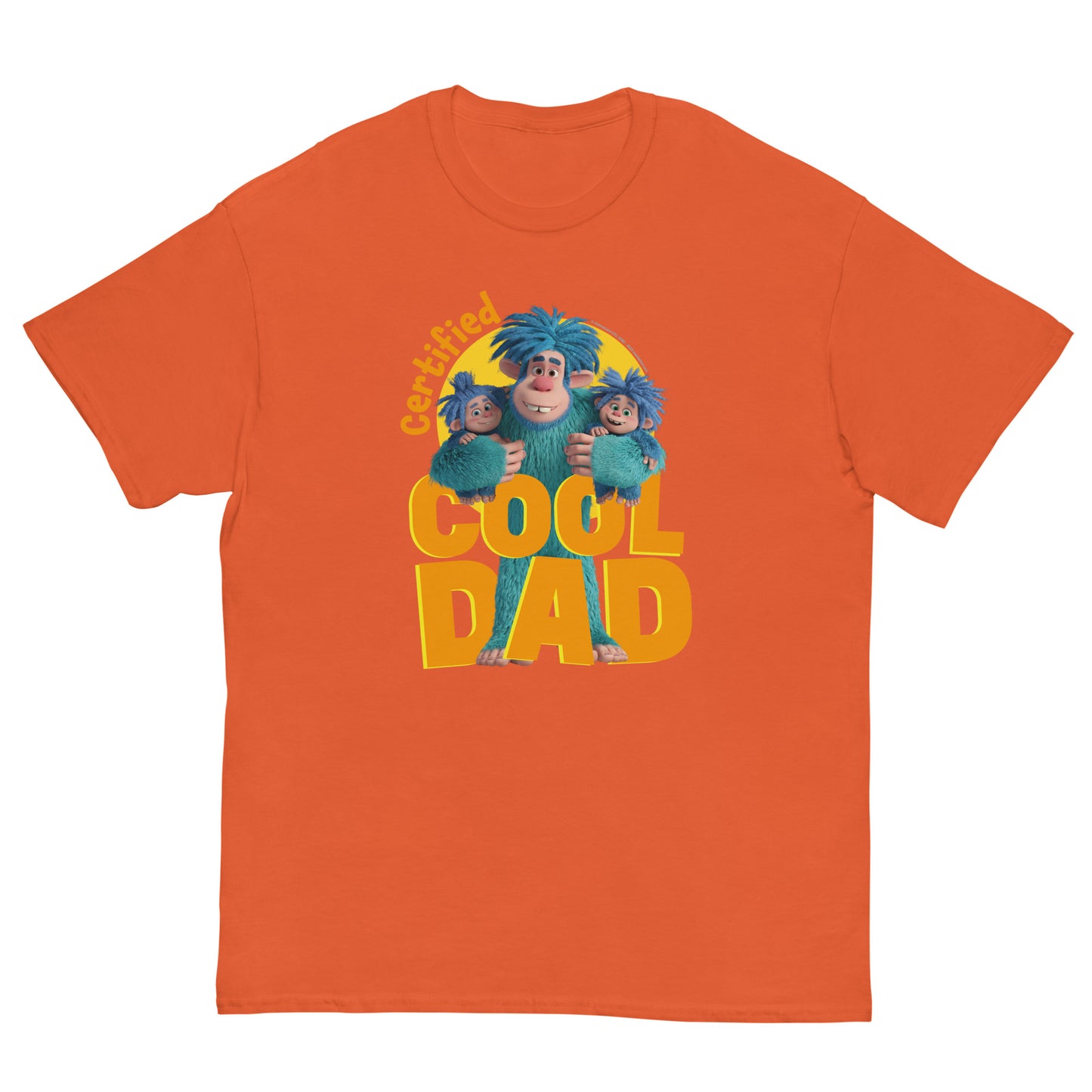 Masha and the Bear Friends Cool Dad Unisex classic tee Orange T-SHIRT
