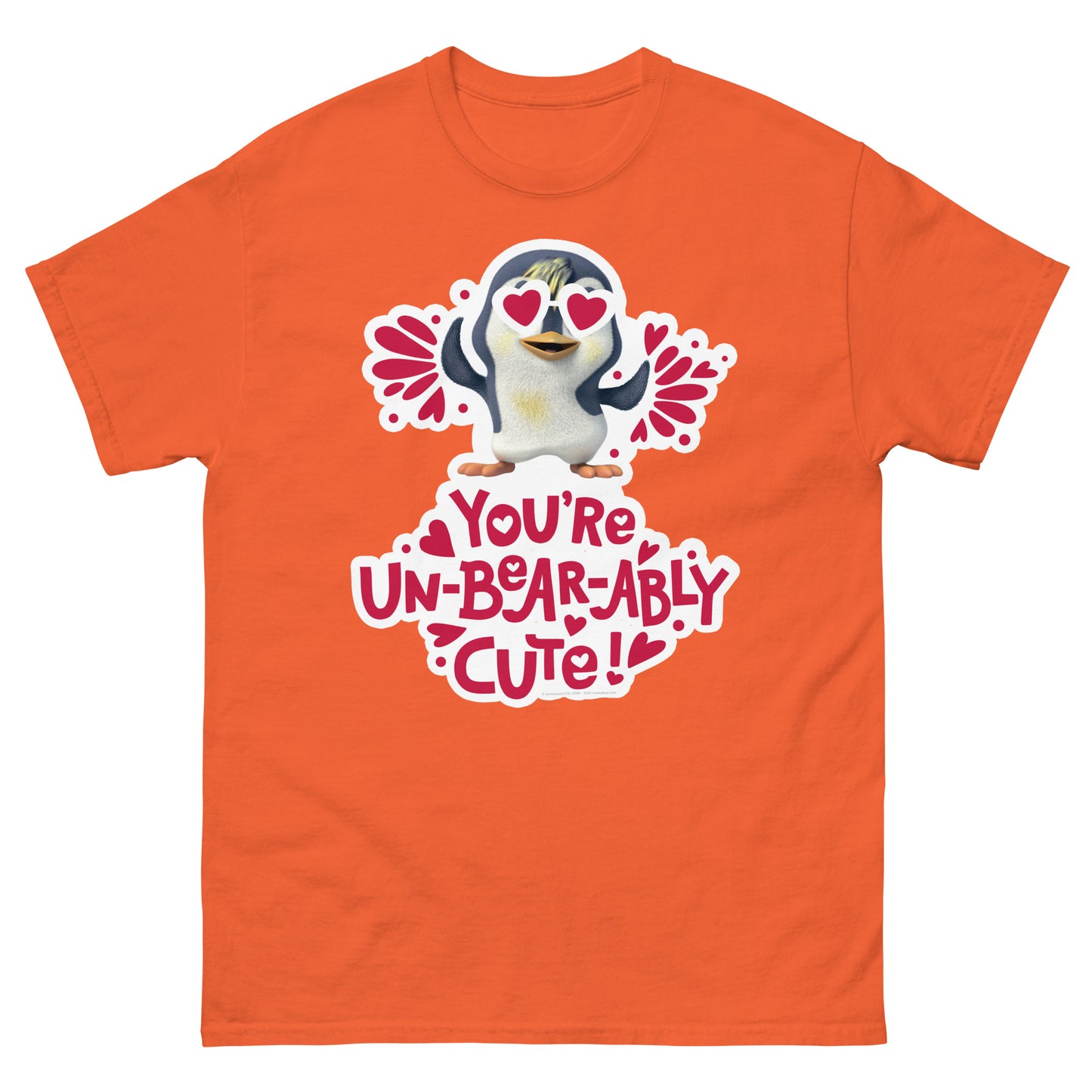 Masha and the Bear Friends Unbearably Unisex classic tee Orange T-SHIRT