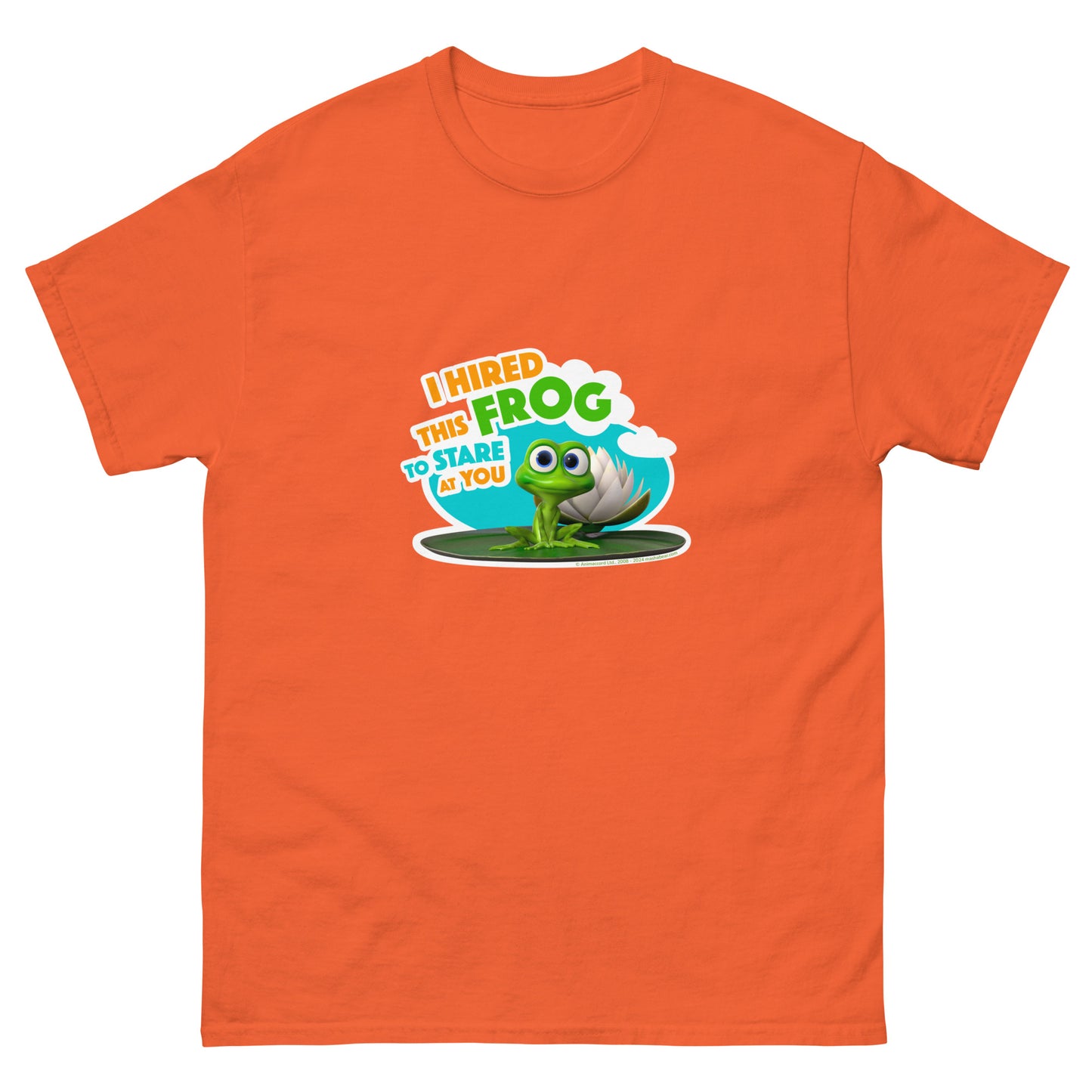 Masha and the Bear Friends Stare At You Unisex classic tee Orange T-SHIRT