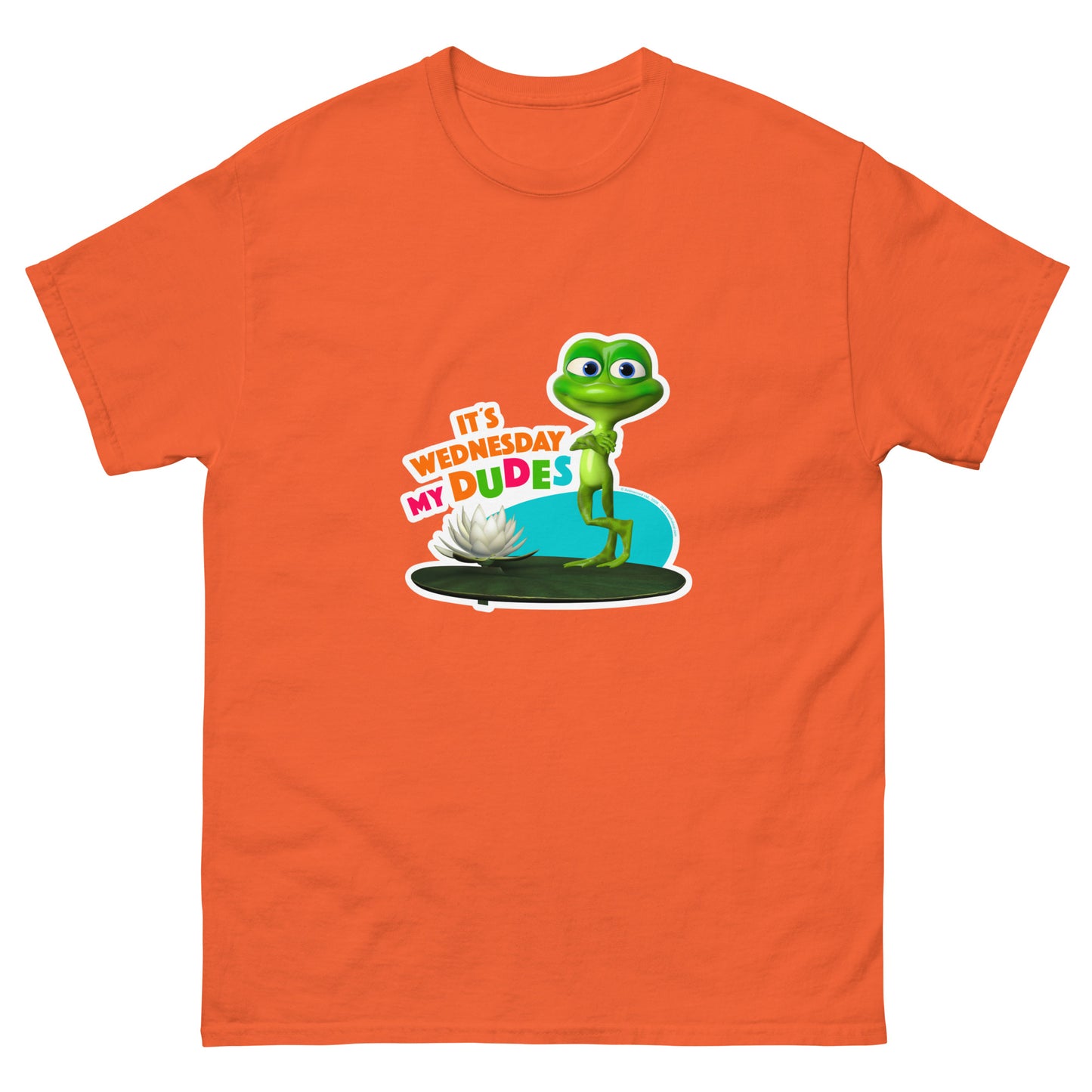 Masha and the Bear Friends Wednesday My Dudes Unisex classic tee Orange T-SHIRT